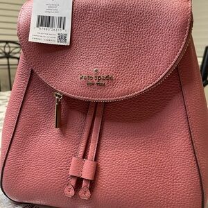 Kate Spade Rose Leather Backpack